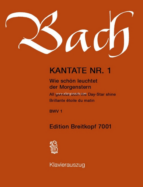 Cantata BWV 1 All glorious doth the Day-Star shine, Annunciation of the Blessed Virgin Mary, soloists, mixed choir and orchestra