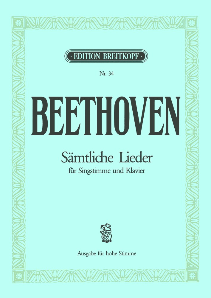 Sämtliche Lieder, high voice and piano
