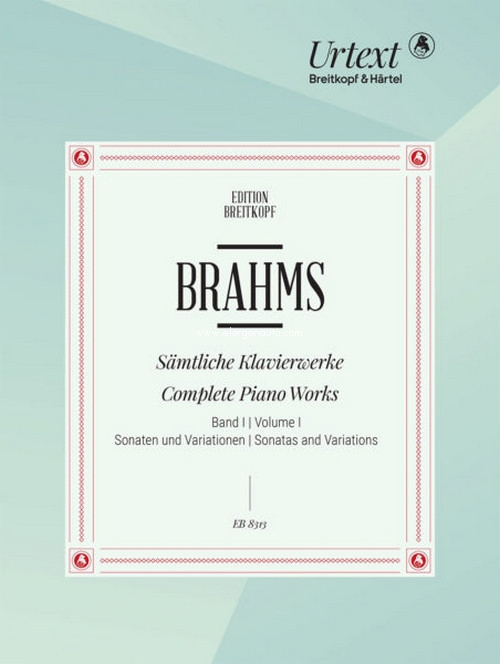 Complete Piano Works Bd. 1, Breitkopf Urtext