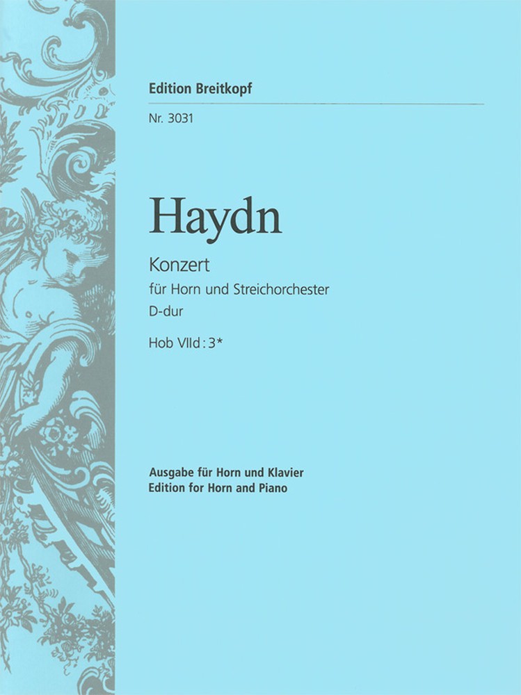 Hornkonzert D-Dur Hob VIId:3, horn and piano. 9790004161456