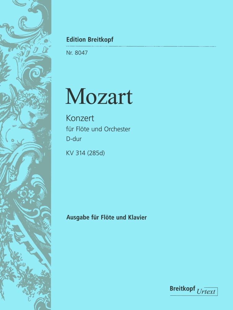 Concerto for Flute and Orchestra Concerto [No. 2] in D major KV 314 (285d), Piano Reduction