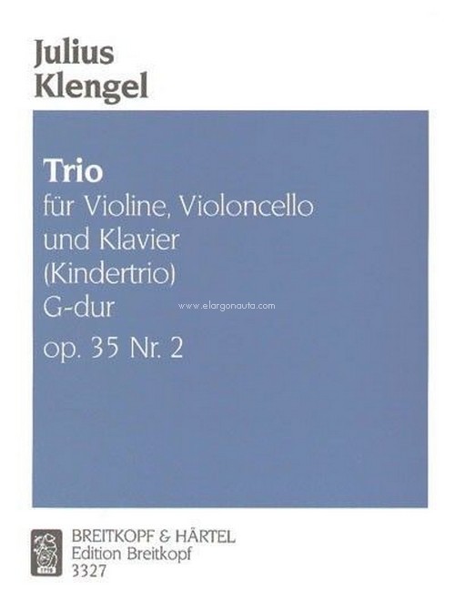Kindertrio G-dur op. 35 Nr. 2, violin, cello and piano