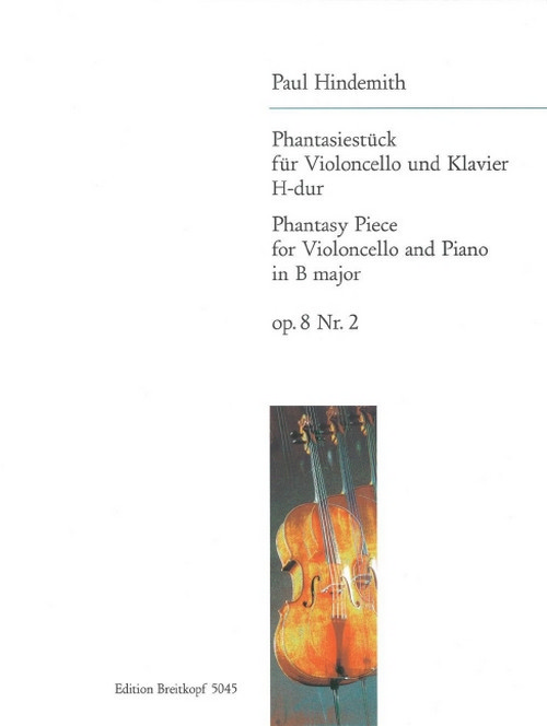 Phantasiestück H-dur op. 8/2, cello and piano