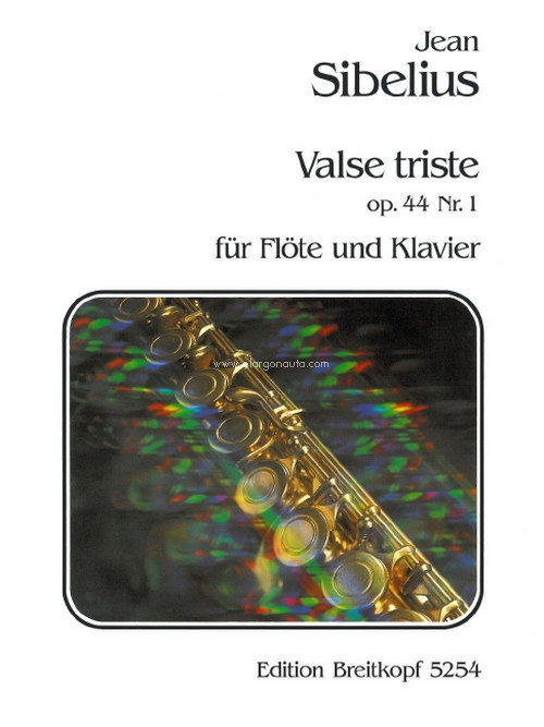 Valse triste op. 44/1 - Bearbeitungen für Flöte und Klavier