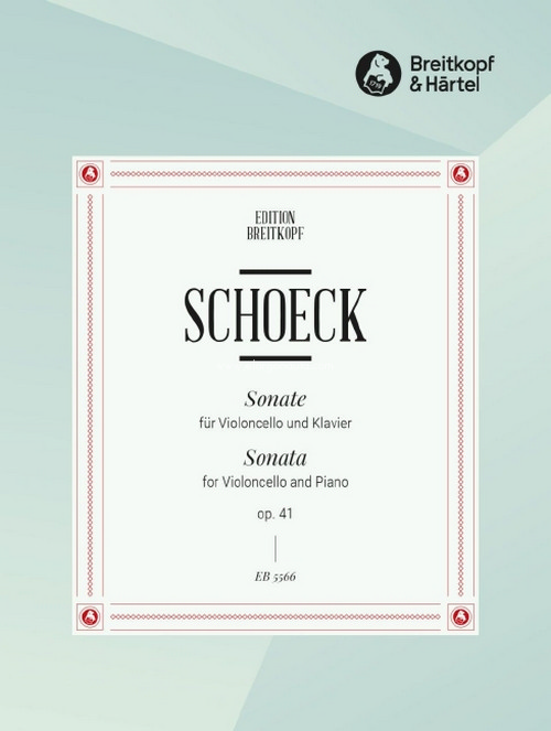 Sonate op. 41, for Violoncello and Piano