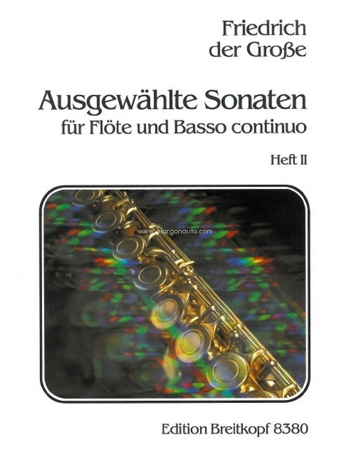 Selected Sonatas Heft 2, - Breitkopf Urtext, flute and piano