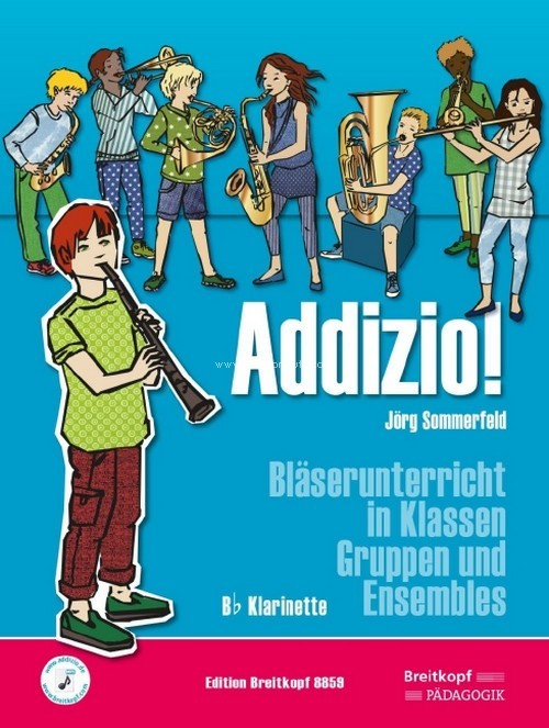 Addizio!, Bläserunterricht in Klassen, Gruppen und Ensembles, Bb Klarinette