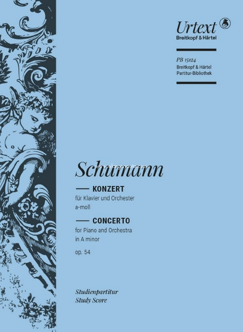 Piano Concerto in A minor Op. 54 op. 54, Breitkopf Urtext, Study Score. 9790004212745