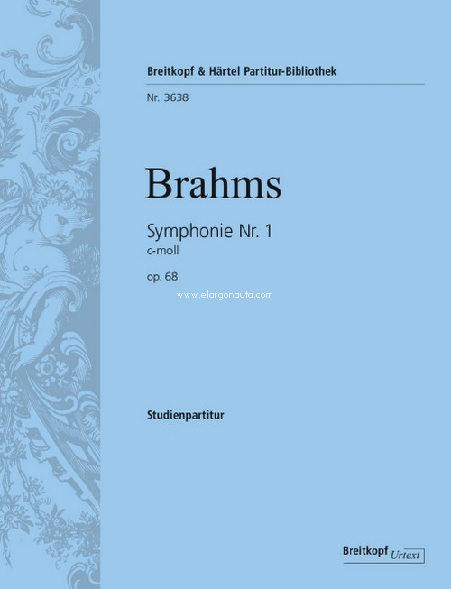Symphonie Nr. 1, c-moll, op. 68, Studienpartitur, Breitkopf Urtext