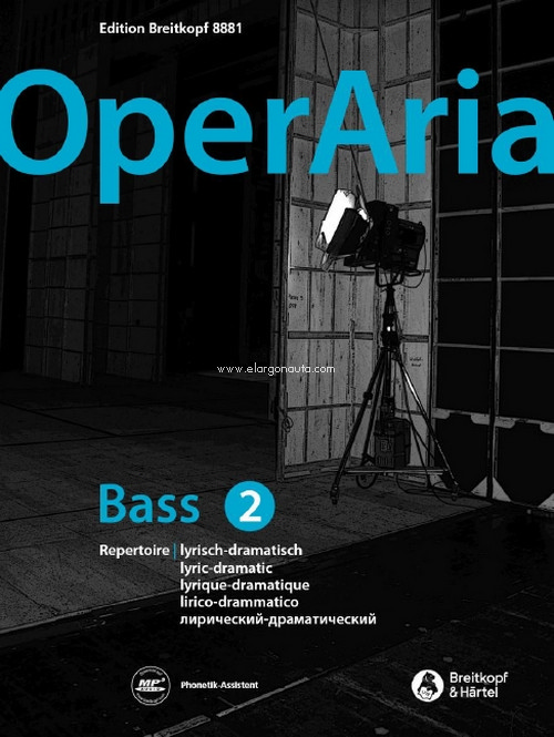 OperAria Bass Band 2, Repertoire lyric-dramatic. 9790004184714