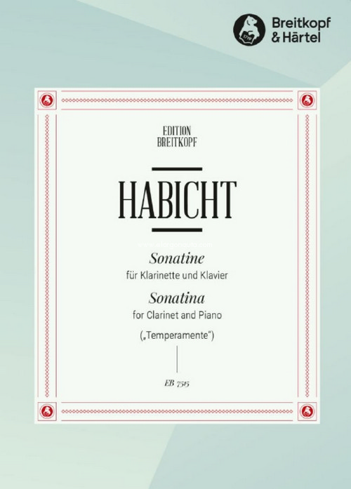 Sonatina for Clarinet and Piano, "Temperamente"