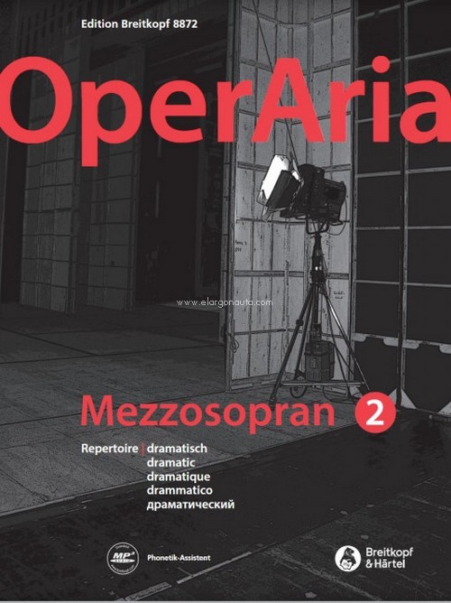 OperAria Mezzo Soprano 2, Repertoire dramatics, mezzo-soprano and piano