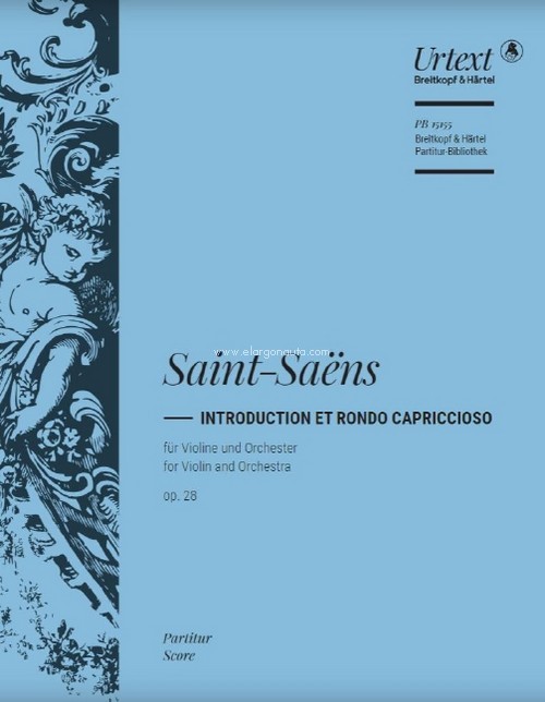 Introduction et Rondo capriccioso op. 28, für Violine und Orchester, Score