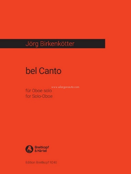 Bel Canto, oboe