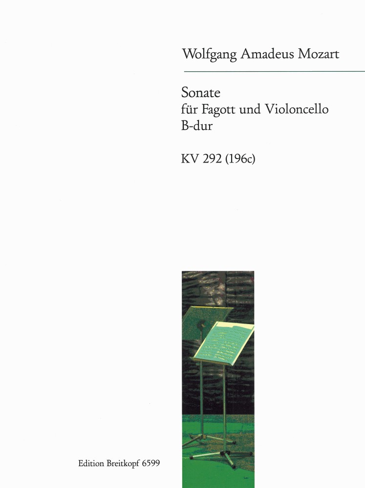 Sonate in Bes KV 292, Bassoon or Cello