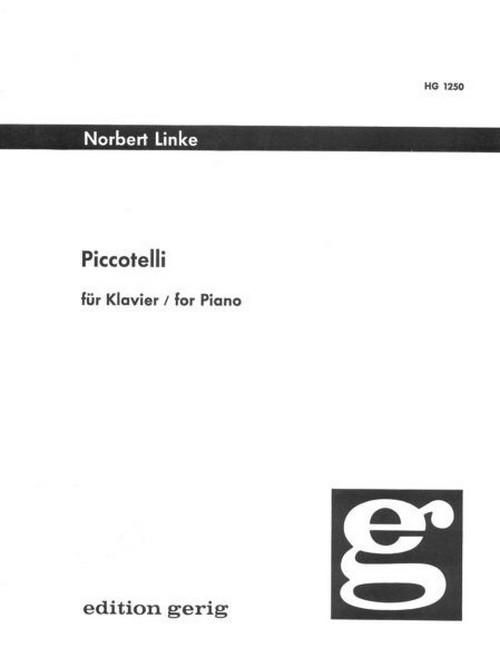 Piccotelli, für Klavier. 9790004122389