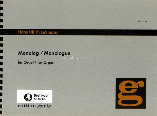 Monolog, für Orgel. 9790004122648