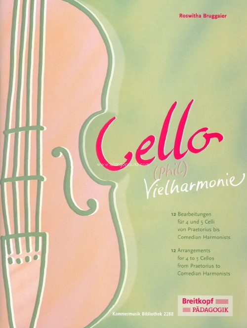 Cello-(Phil)Vielharmonie Heft 1, 24 Arrangements for 4 to 5 Cellos from Susato to Comedian Harmonists