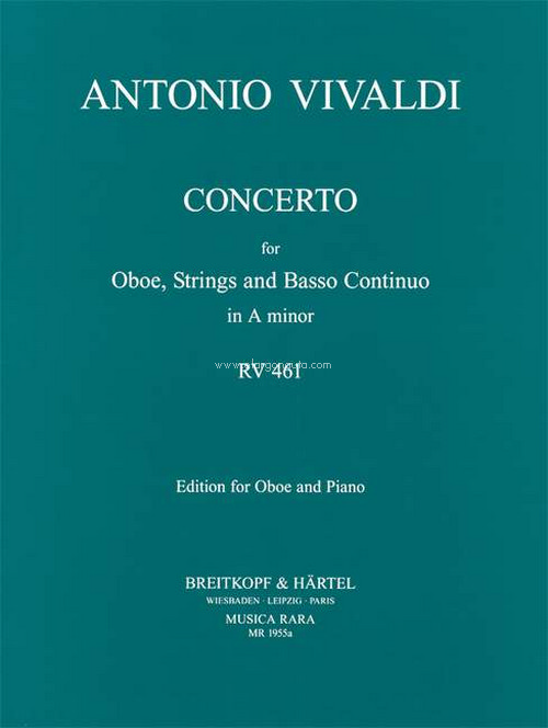 Concerto in a-moll RV 461, oboe and piano