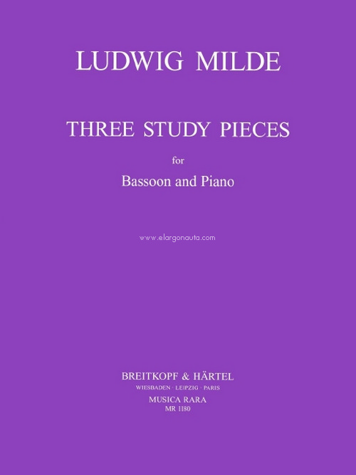 3 Studienstücke, bassoon and piano