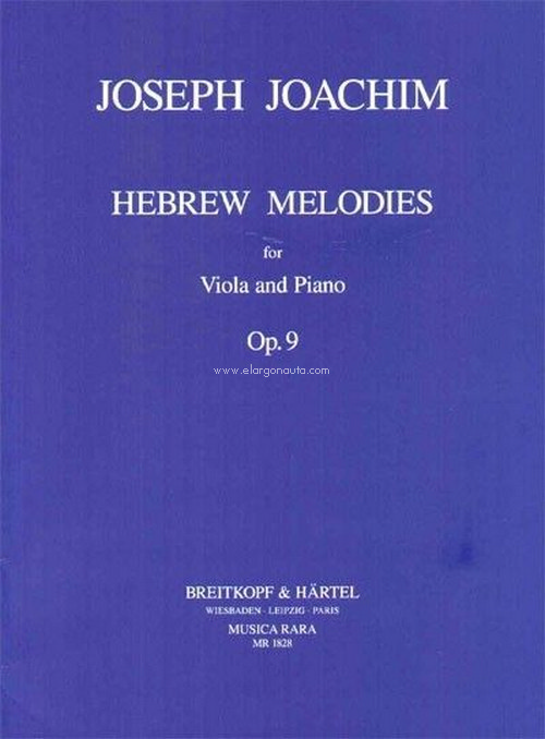 Hebrew Melodies Op. 9, Impressions of Byron's Poems, viola and piano