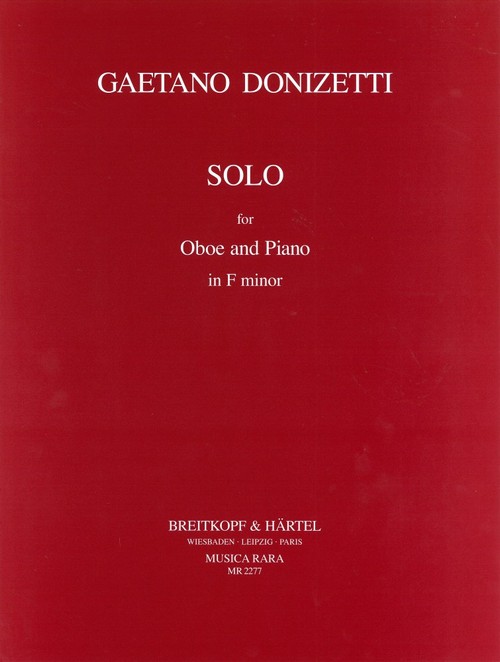 Solo f-moll, oboe and piano