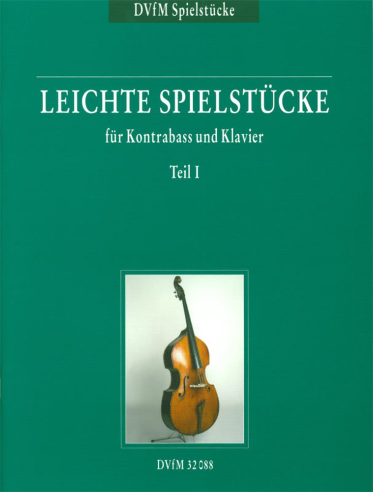 Leichte Spielstücke Heft 1, für Kontrabass und Klavier