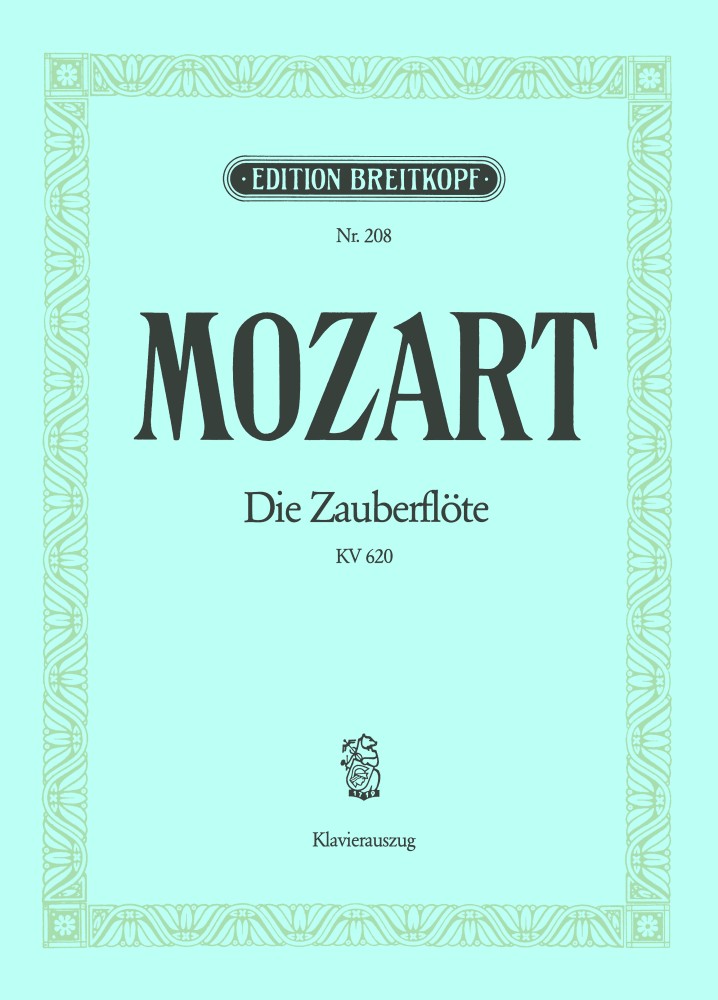 Zauberflöte KV 620, Opera, Piano Reduction