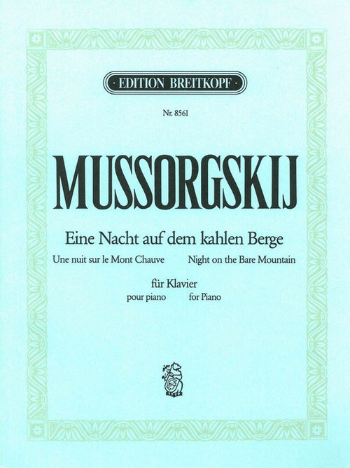 Eine Nacht auf dem Kahlen Berg, für Klavier