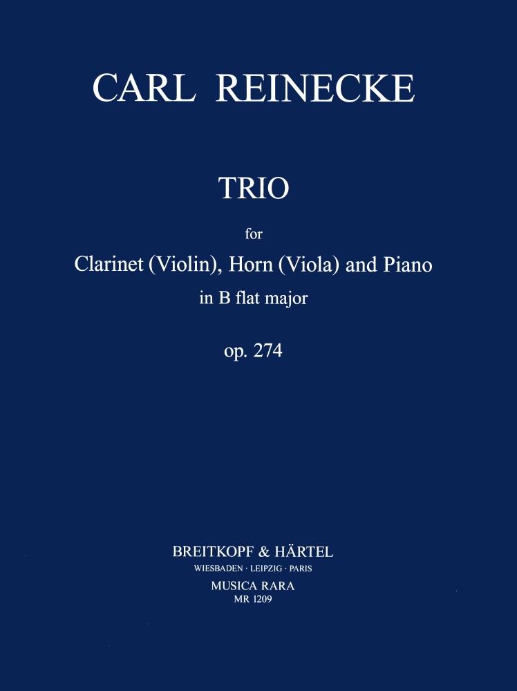 Trio in B-dur op. 274, for Clarinet (Violin), Horn (Viola) and Piano