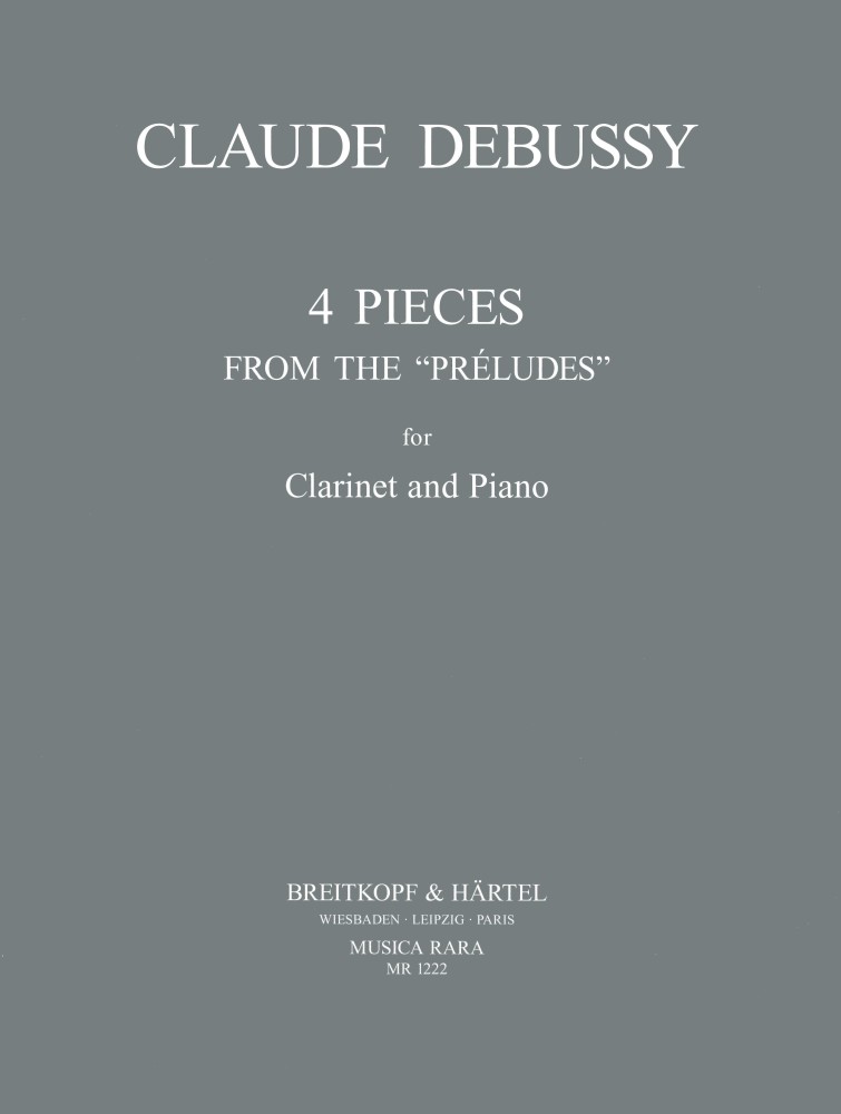 Four Pieces from "The Preludes": Arr. by B. Prorvich, Clarinet and Piano