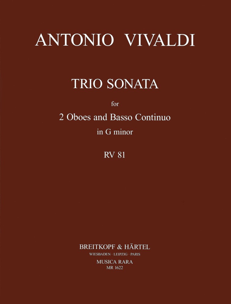 Triosonate in g RV 81, 2 Oboes and Basso continuo