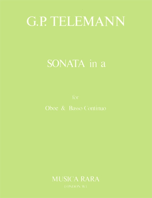 Sonata in a, Oboe and Basso continuo. 9790004485897 Sonata in a, Oboe and Basso continuo. 9790004485897