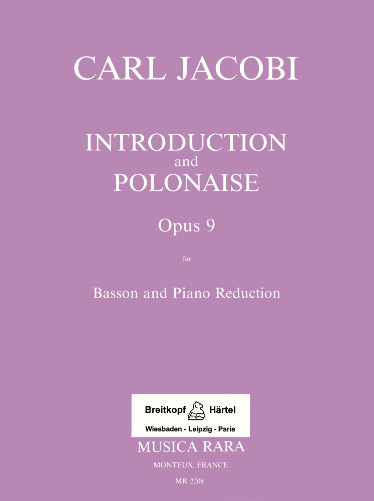 Introduktion und Polonaise op.9, for Bassoon and Piano