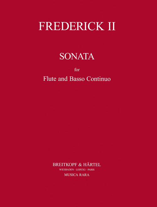 Sonata in Bl, Spitta  Nr. 76, Flute and Piano
