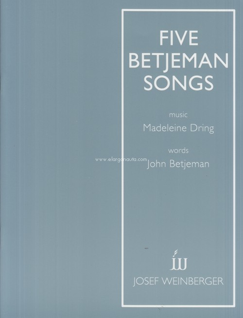 Five Betjeman Songs, for Voice and Piano