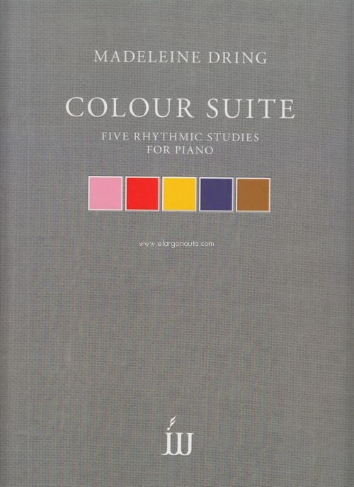 Colour Suite, five rhythmic studies for Piano solo