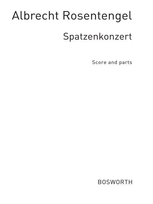 Spatzenkonzert, score and parts