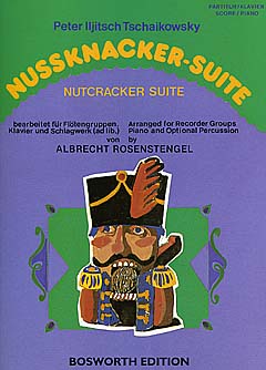 Nutcracker Suite, Recorder Ensemble, Piano Accompaniment, Percussion. 9783865432391