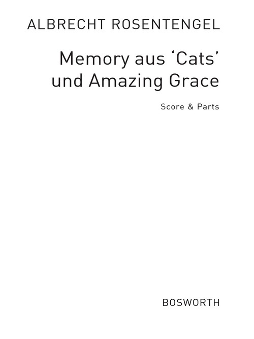 Memory aus "Cats" und Amazing Grace für Blockflöten-Orchester mit Klavier, Score and Parts