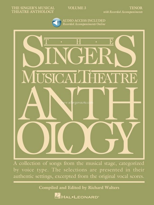 Singer's Musical Theatre Anthology, Volume 3: Tenor Voice
