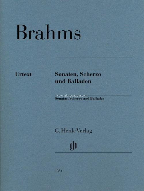 Sonatas, Scherzo and Ballads br., piano