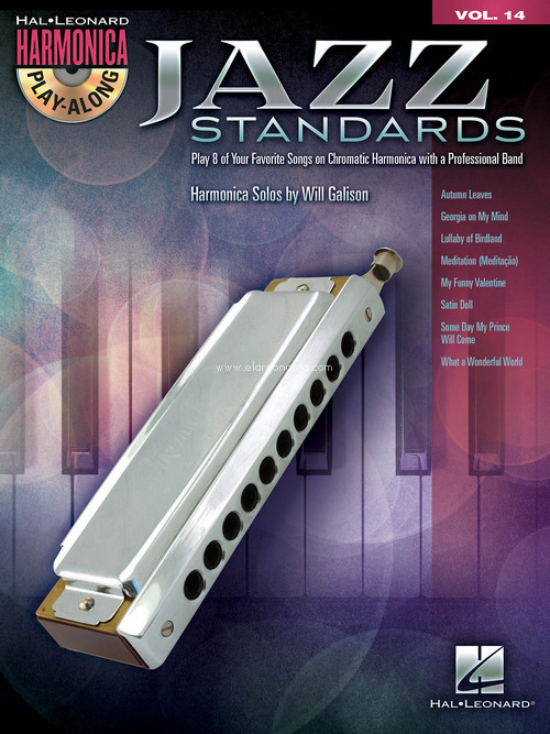 Jazz Standards: Harmonica Play-Along Volume 14 (Chromatic Harmonica)