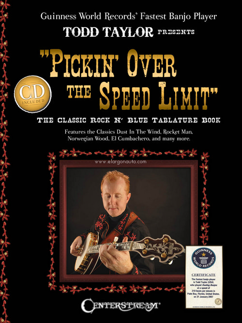 Pickin' over the Speed Limit: the Classic Rock n' Blue Tablature Book, for Banjo