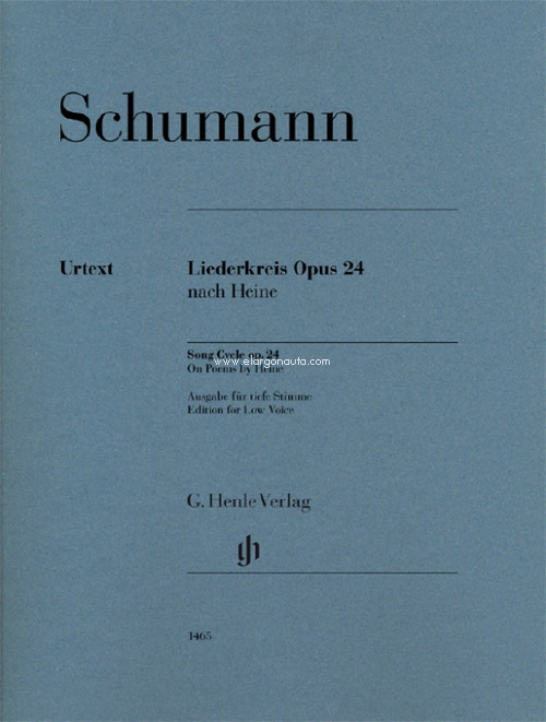 Song Cycle op. 24, on Poems by Heine, voice (treble) and piano. 9790201814650