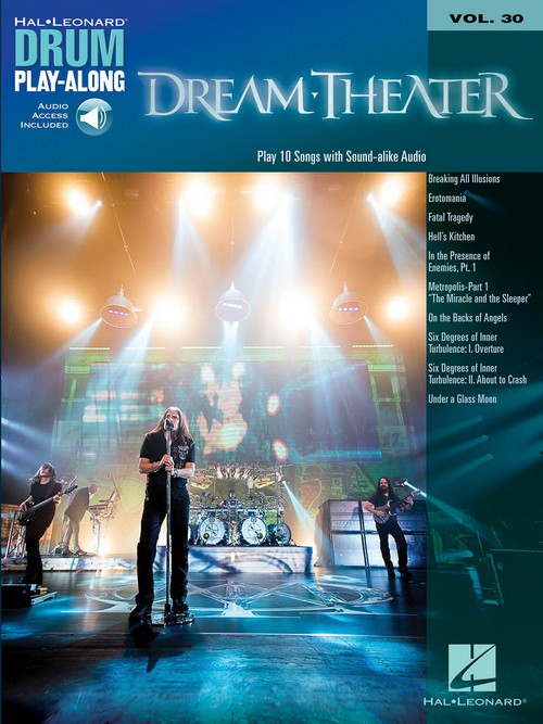 Dream Theater: Drum Play-Along Volume 30, Drum Kit. 9781476889443