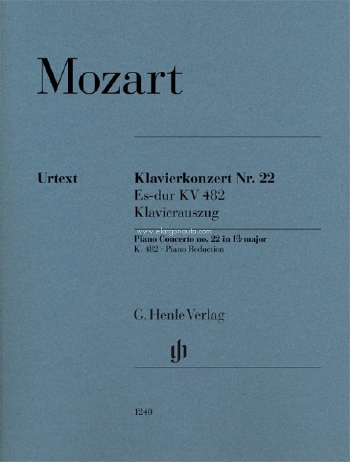 Piano Concerto no. 22 K. 482, for 2 pianos