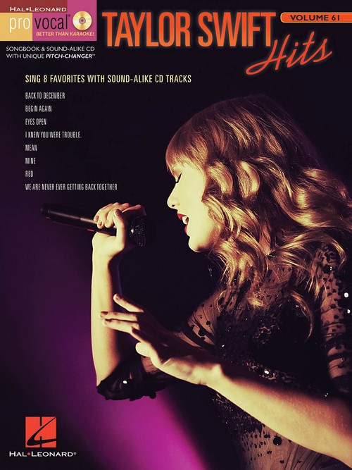 Taylor Swift Hits: Pro Vocal Women's Edition Volume 61, Piano, Vocal and Guitar. 9781480324312