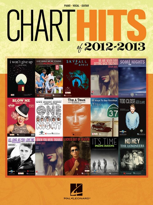 Chart Hits of 2012-2013, Piano, Vocal and Guitar