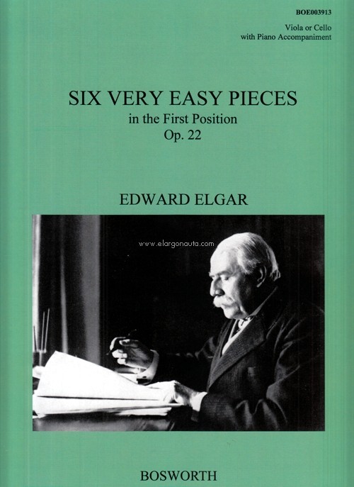 Six Very Easy Pieces, in the First Position, op. 22, for Viola or Cello with Piano Accompaniment